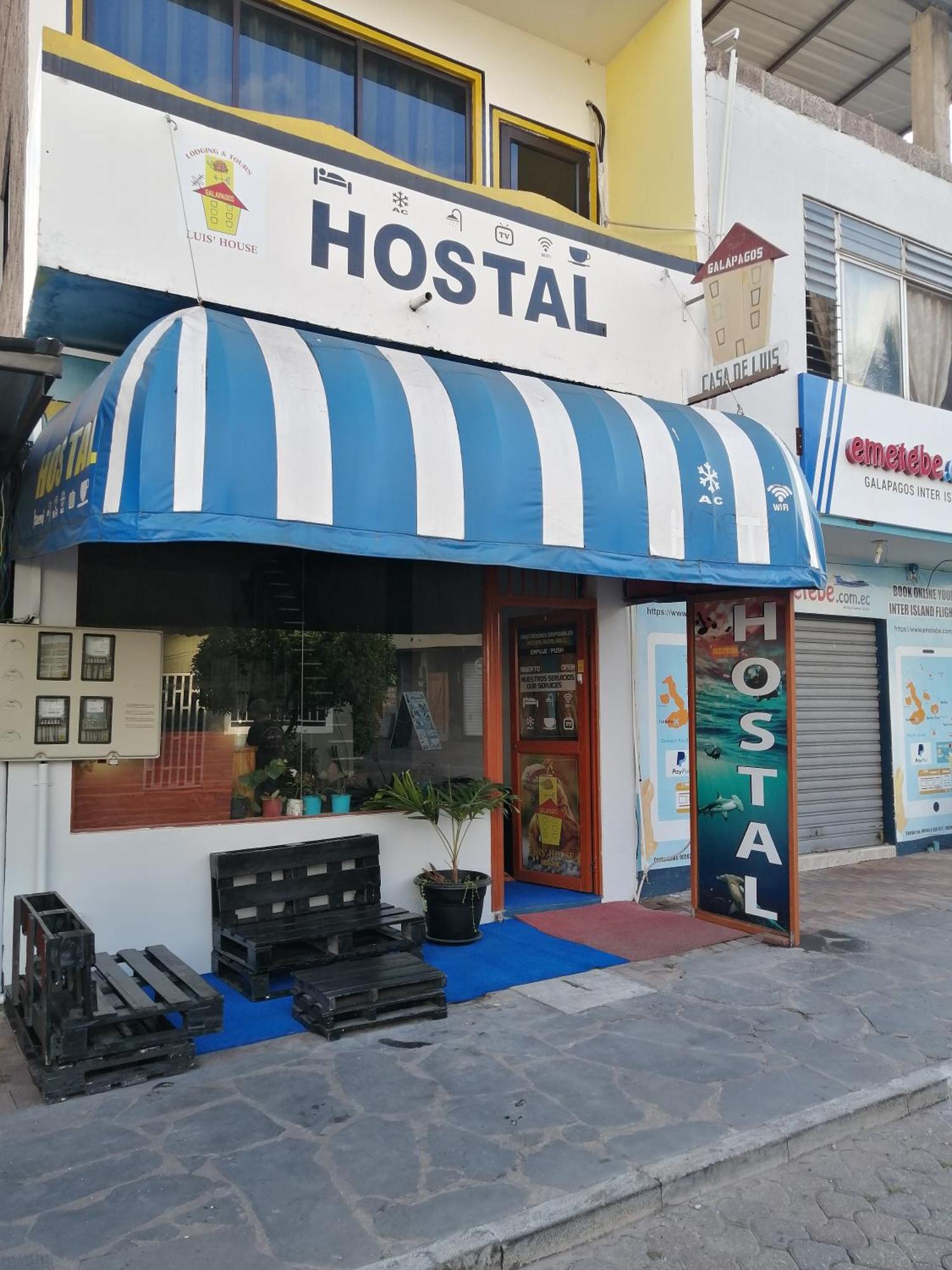 Hostal La Casa De Luis Puerto Baquerizo Moreno Eksteriør bilde